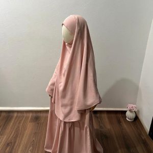 La robe Jasmin en Lin rose